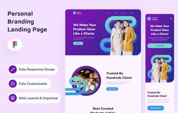 Download Personal Branding Landing Page - Page Collection