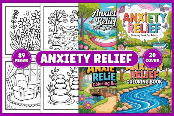 Download Anxiety Relief Coloring Pages for Adults - Page Collection